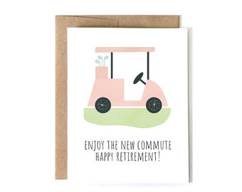 Carte de retraite // Carte de retraite amusante, jolie carte de retraite