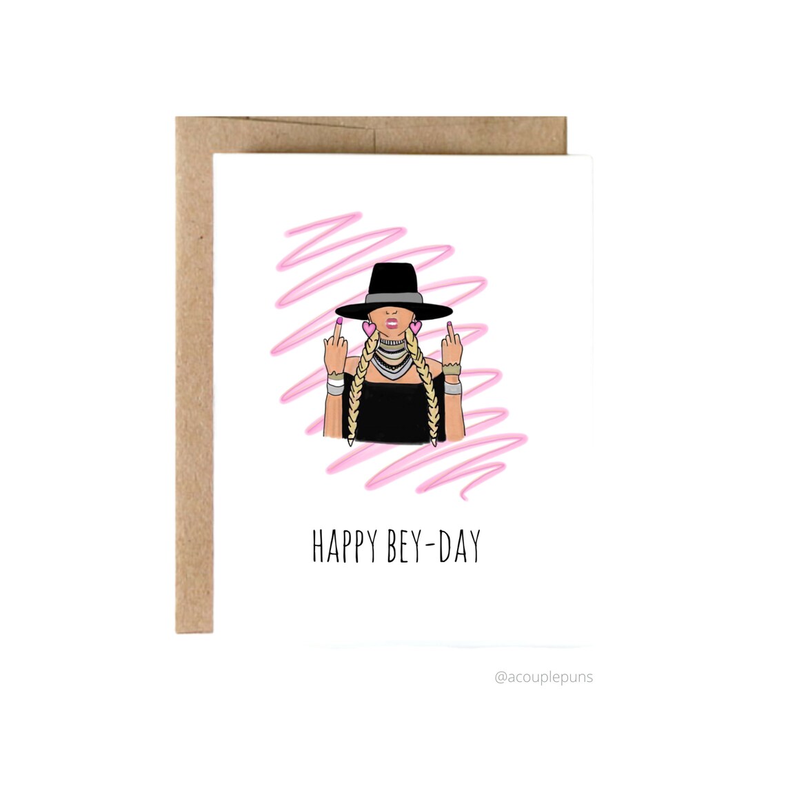 Beyonce Birthday // Beyonce Birthday Card Beyonce Pun | Etsy