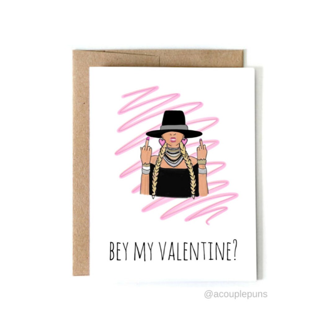 Bey Mine, Funny Valentine, Beyonce Valentine Card, Beyonce Card, Punny ...