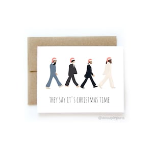 Beatles-Weihnachtskarte | Beatles Weihnachtskarte, Beatles Weihnachten, Beatles Geschenk