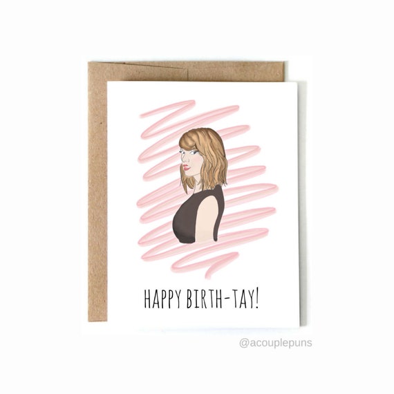 Achat Taylor Swift - It's Your Birth-Tay - Carte d'anniversaire