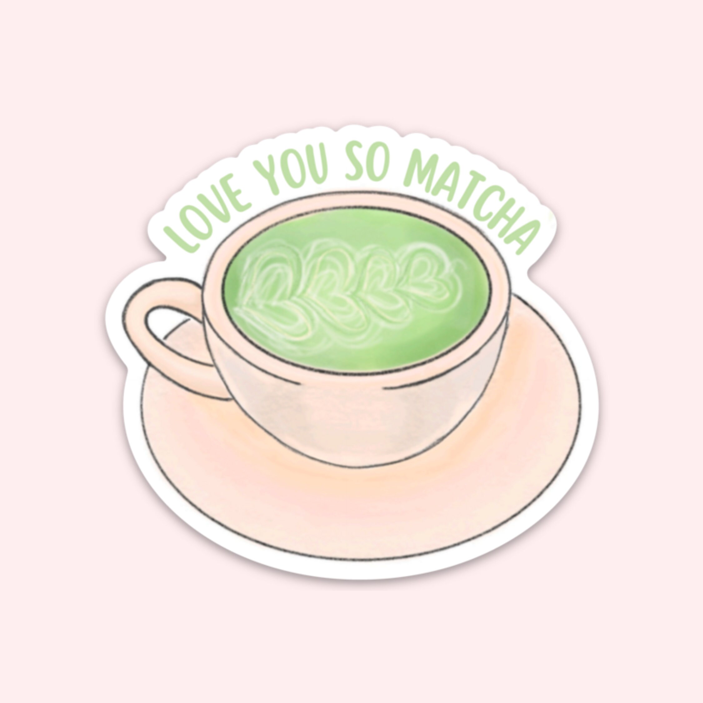 I Love You So Matcha Sticker / Magnet – Stickers x Samantha