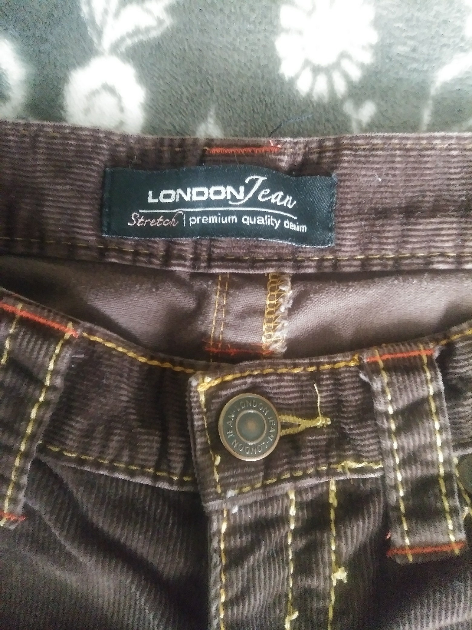 London Jeans. Rich Chocolate Cords 