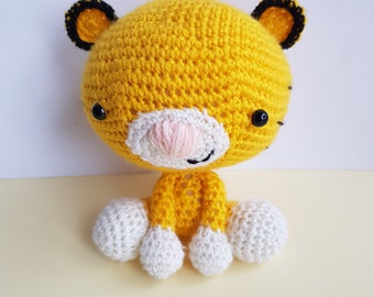 Crochet tiger 15cm