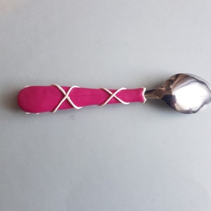 Ballerina girl Fimo paste spoon image 3