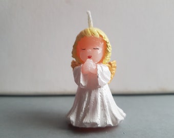 Bougie décorative petit ange prière