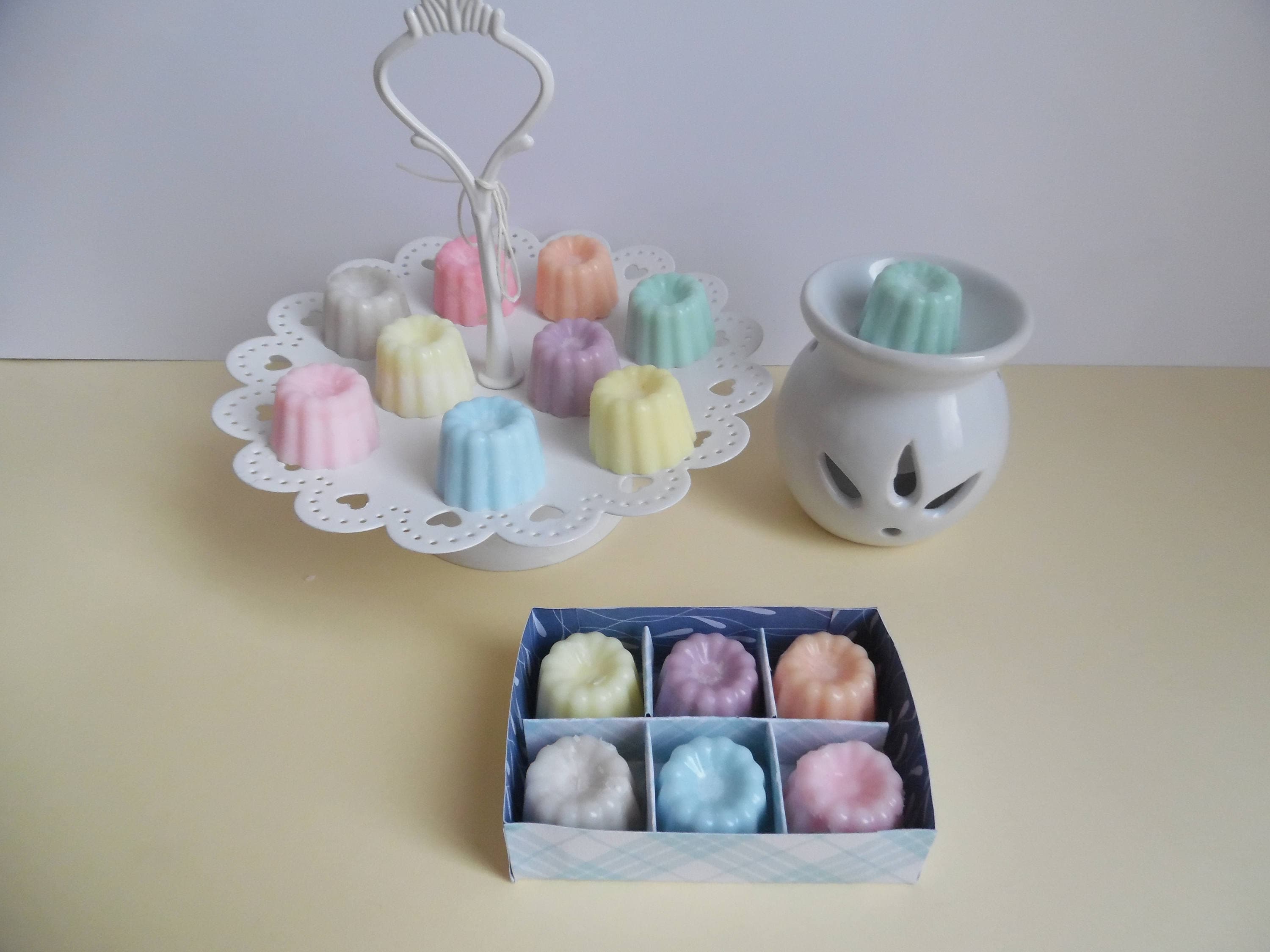 Lot de 6 Fondants Cire Végétale /Galets Pour Brûle Parfum