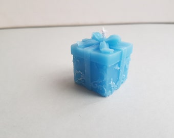 Candle for birthday cake blue gift