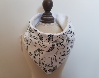 Bavoir bandana anti bavouille 12/18mois