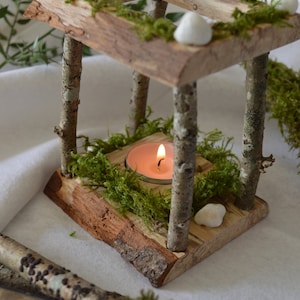 forest campfire photophore