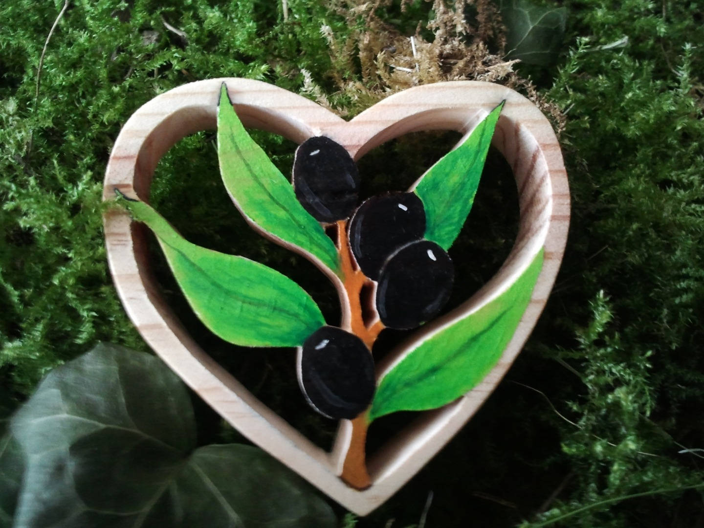 Pendentif Pour Voiture Brin d'olivier