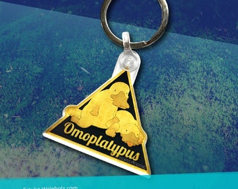 Omoplatypus keychain