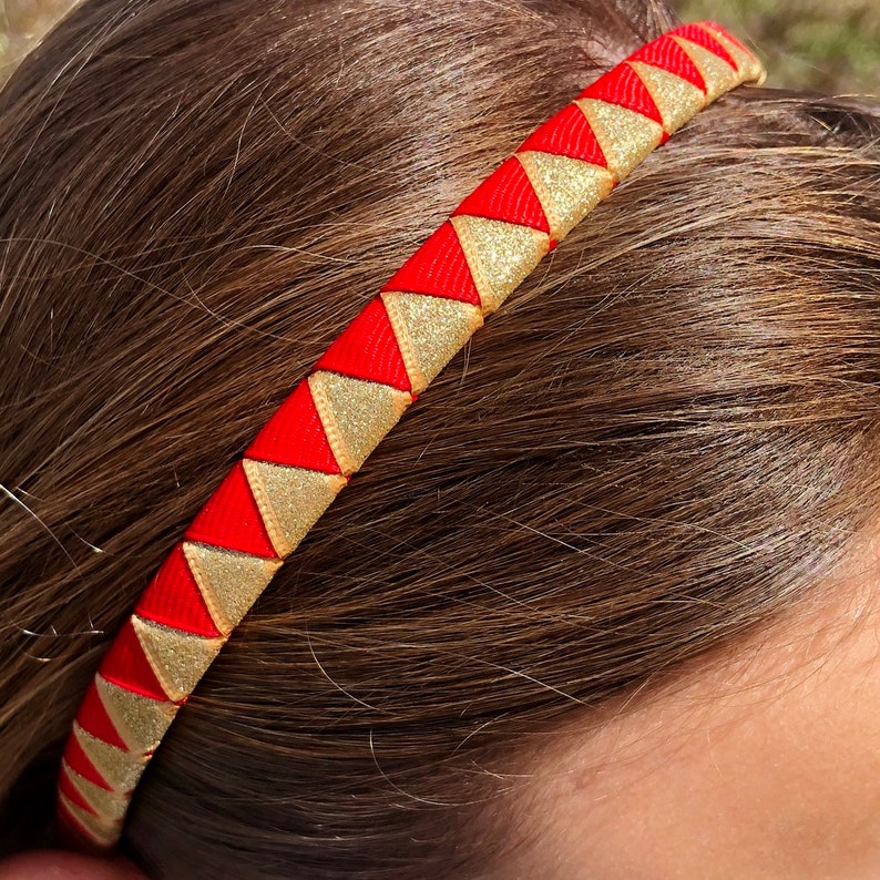 Braided Headband Ribbon Headband Headbands for Girls Etsy