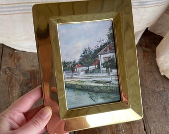 Vintage Gold Metal Picture Frame