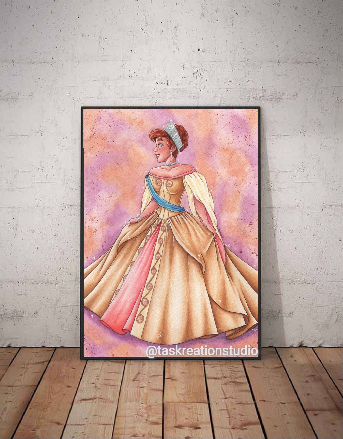 Anastasia Anya Watercolour Fine Art Quality Print Wall Art - Etsy Anastasia Anya Watercolour Fine Art Quality Print Wall Art - Etsy