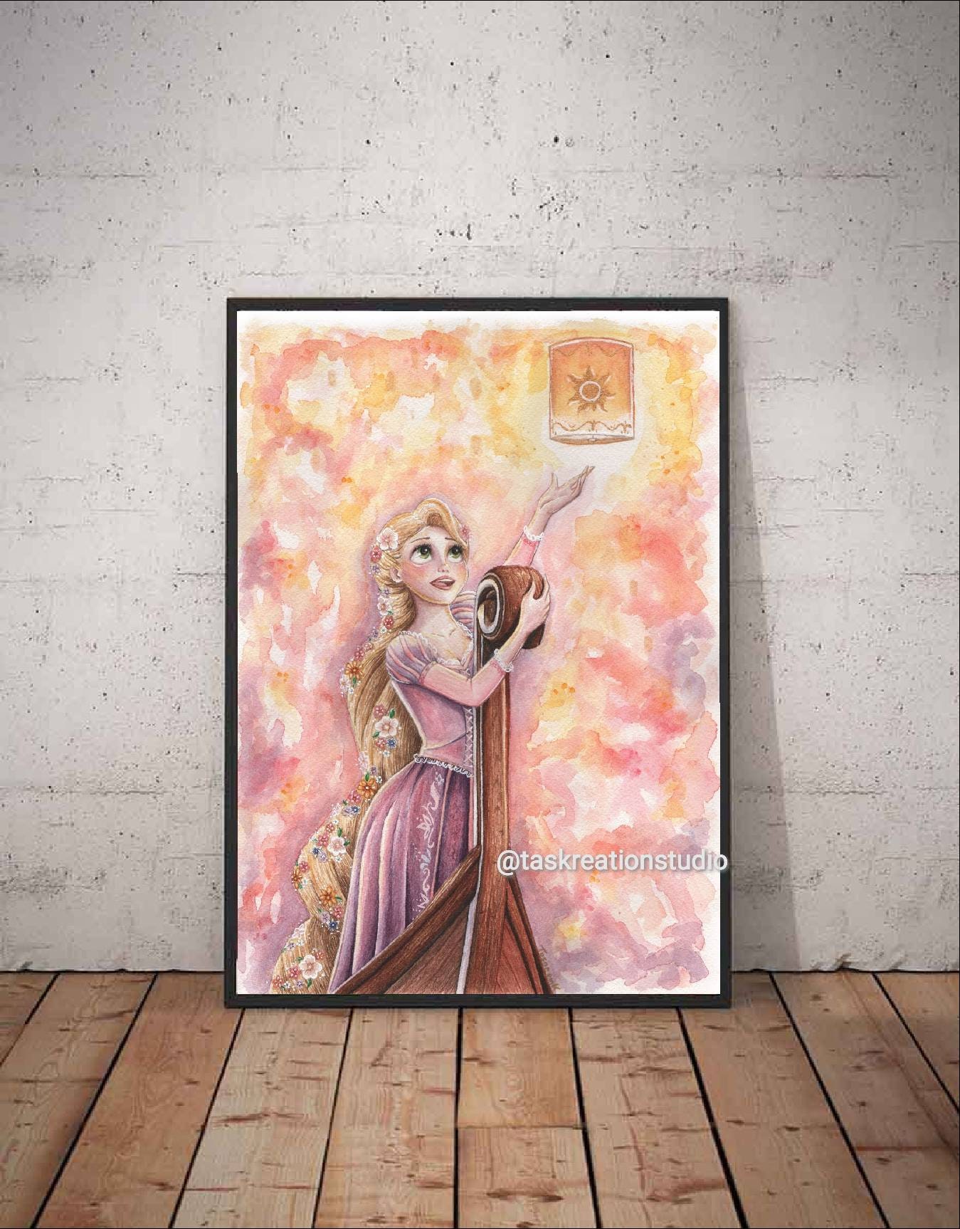 watercolor-art-tangled