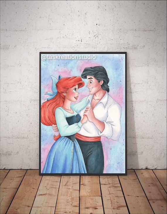 Disney アリエルとエリックの限定アート作品 エリック王子｜リトル