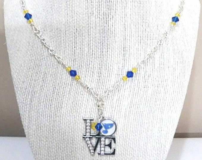 Sports Team Necklace, Fan Wear Jewelry, Ladies Team Necklace, Pick Your