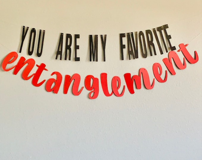Wife\u2019s Birthday Red Table Talk Banner Entanglement Banner Quarantine Party gag gift Husbands Birthday funny party Funny Decor friend
