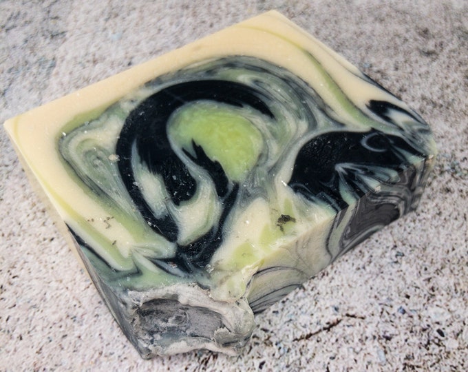 Eucalyptus Mint All Natural Soap, Cold Process Vegan Artisan soap, Handcrafted green soap bar, Natural Body wash, Mens soap bar