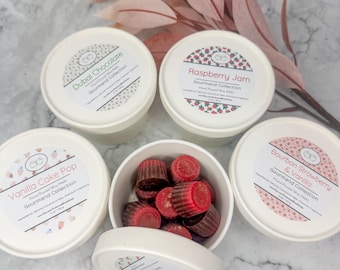 Strong Scented Coconut Wax Melts: Vegan, All-Natural Wax Tarts, Choose Your Scent Gourmand Bonbon Wax Melts