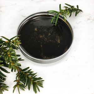Pine Tar Salve with Shea butter-Calendula skin balm-Traditional Black drawing salve-Herbal healing salve-All Natural Handmade skin balm