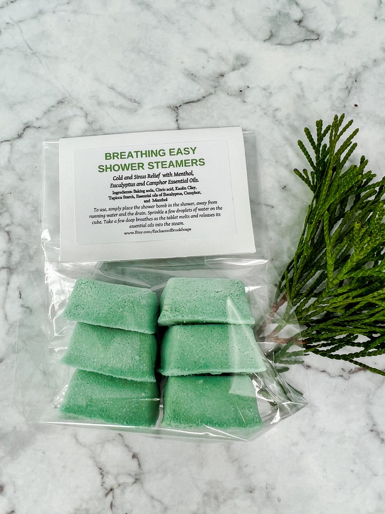 Eucalyptus Camphor Shower Steamers – Menthol Aromatherapy Spa Tablets ...