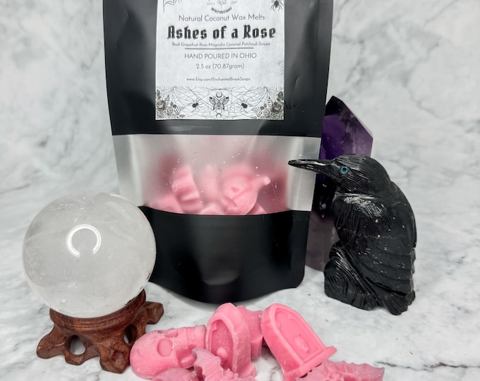 Pick Your Scent Halloween Coconut Wax Melts: Spooky Vegan Tarts, Haunted Fall Scents, Autumn Season Home Fragrance