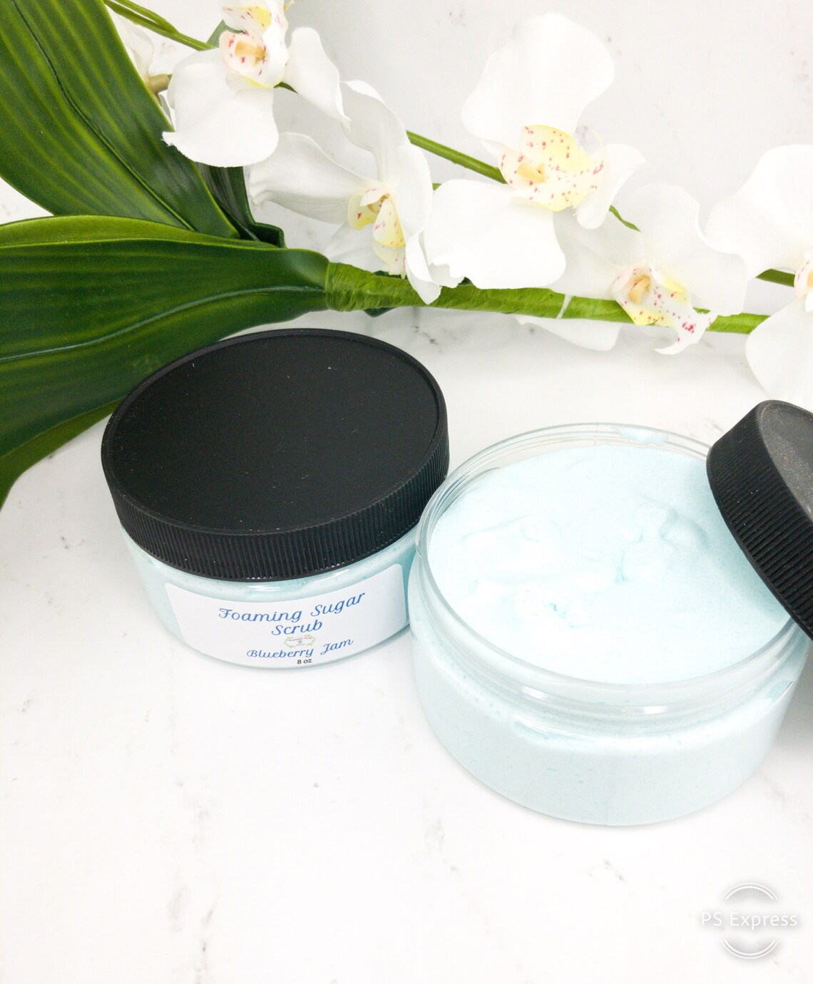 Foaming Sugar Scrub Jojoba oil Whipped Sugar Scrub Foaming Etsy