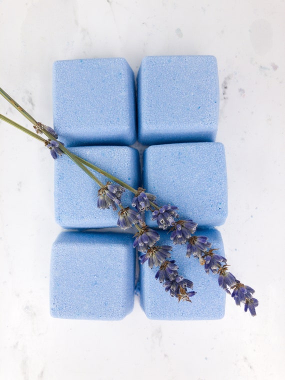 Shower Steamers, Rosemary Fizzies, Relaxing Lavender and menthol shower bombs, Aromatherapy shower tablet,Tension relief melts, New mom gift