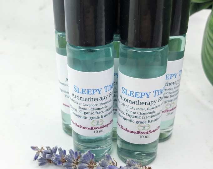 Aromatherapy Stress and Anxiety relief oil, Lavender Essential Oil roll on, Soothing Clary Sage & Roman Chamomile Roll On, Natural perfume