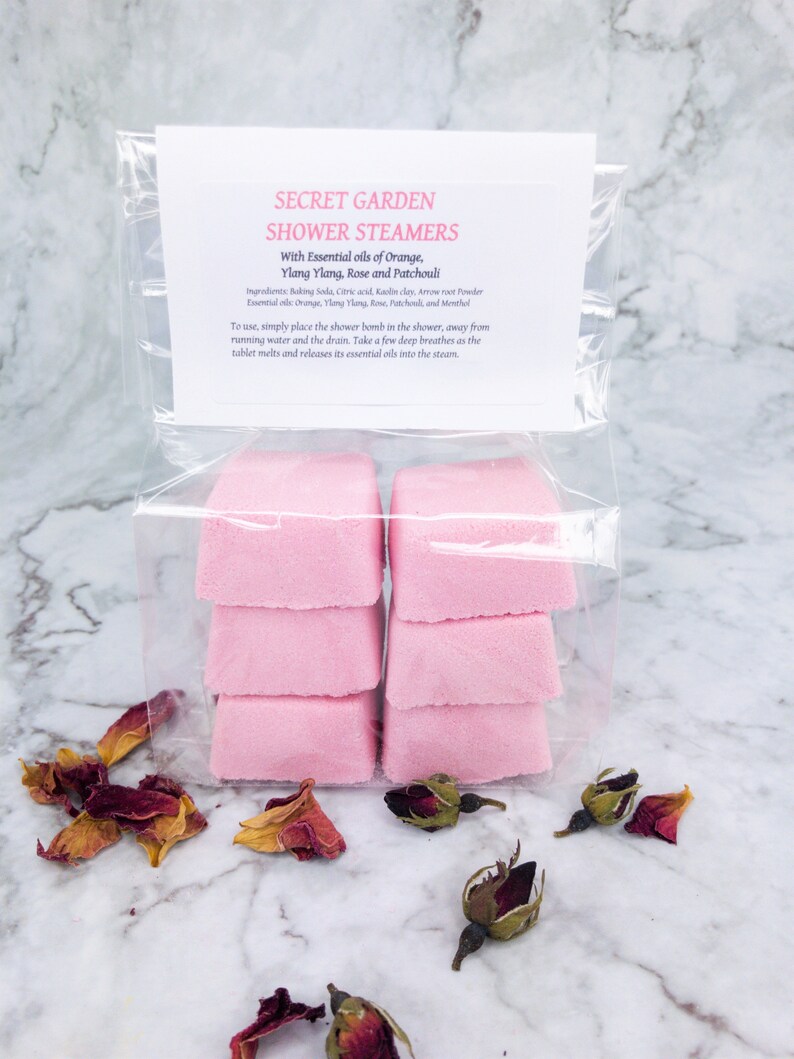 Aromatherapy Shower Tablets Natural Handmade Shower Bombs Etsy