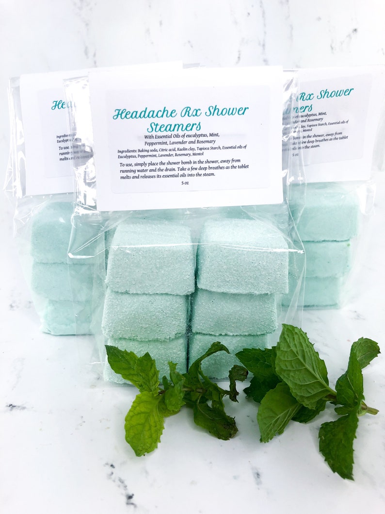 Eucalyptus And Peppermint Shower Steamers Headache Relief Image 0