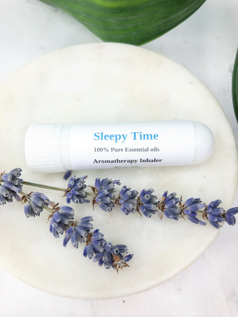 Aromatherapy Stress Relief Inhaler Lavender Essential Oil Etsy