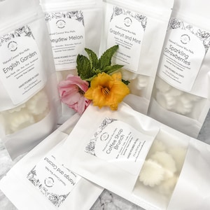Strong Scented Coconut Wax Melts: Vegan Sunflower Tarts, Choose your Scent