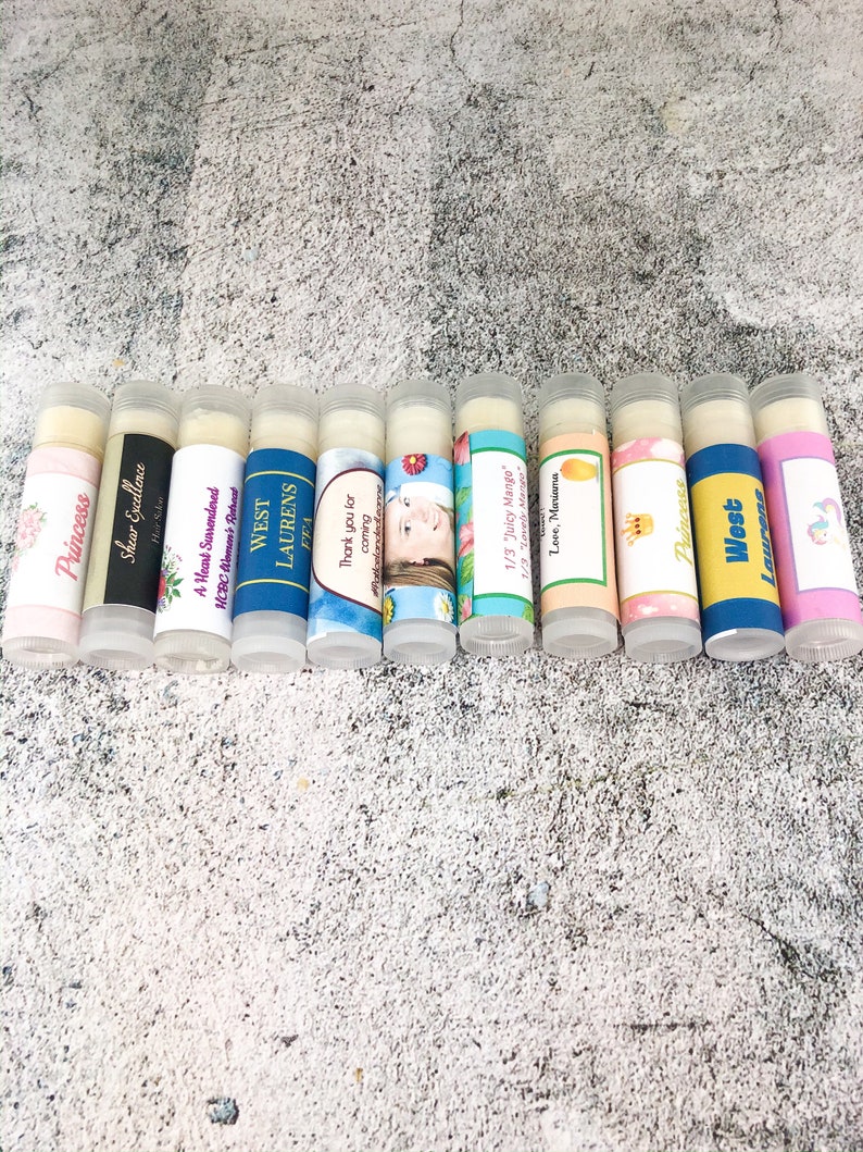 Bulk order Handcrafted Lip Balms with custom labels Wholesale Etsy