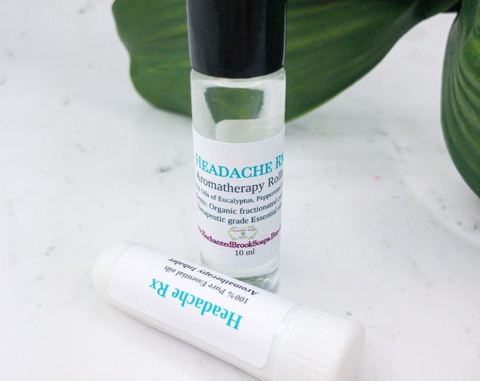 Tension Tamer Self Care Essential set, Aromatherapy Inhaler Tension Relief, Care Kit, Eucalyptus Lavender Peppermint Aromatherapy Remedy