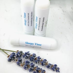Inhalateur aromatique pour le soulagement du stress - Stick nasal calmant aux huiles essentielles de lavande et de camomille, cadeau d&#39;aromathérapie de poche relaxant et apaisant