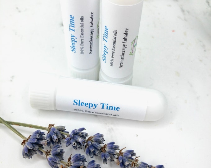Aromatherapy Stress Relief Inhaler, Lavender Essential Oil Inhaler, Calming and Soothing Lavender&Chamomile Aromatherapy, Back to School
