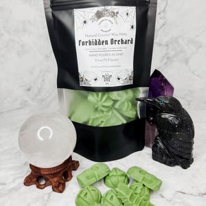 Pick Your Scent Halloween Coconut Wax Melts: Spooky Vegan Tarts, Haunted Fall Scents, Autumn Season Home Fragrance