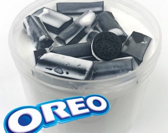 Oreo Milkshake Foam Chunk Slime Scented