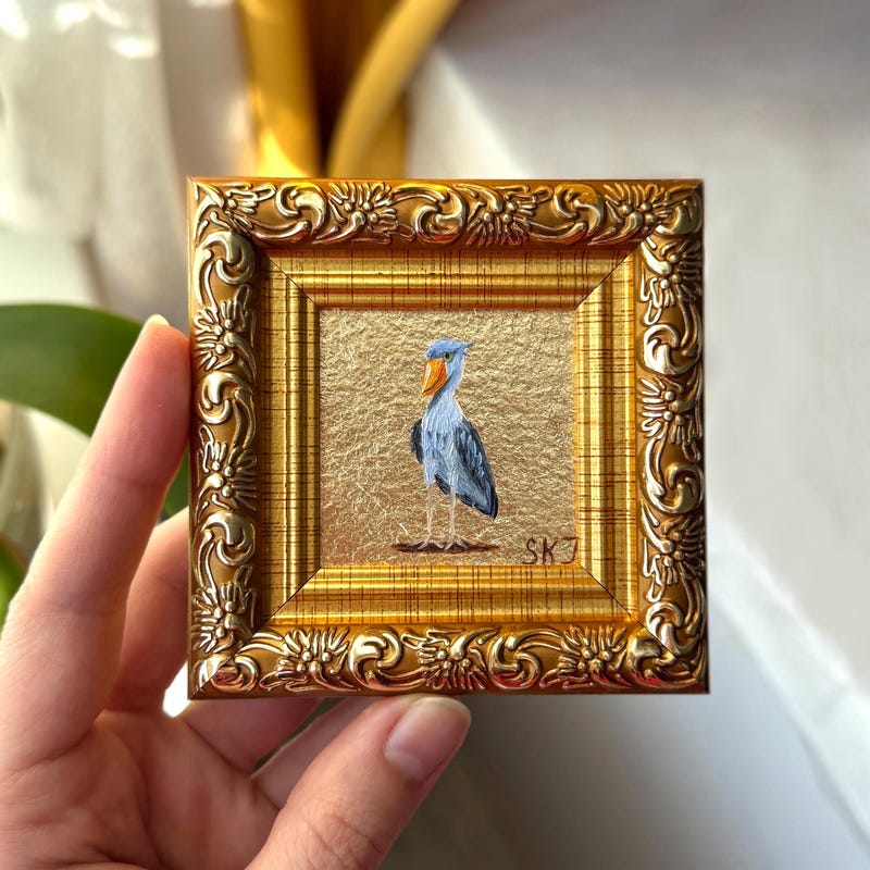 Original Paintings Birds - Etsy Norway