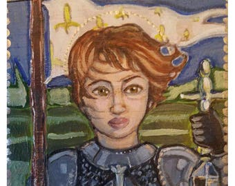 St. Joan of Arc Icon