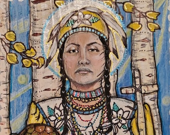St. Kateri Tekakwitha icon