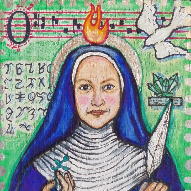 Hildegard of Bingen Icon - Etsy