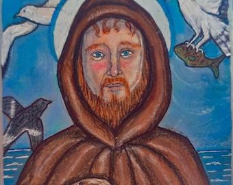 Saint Cuthbert Icon