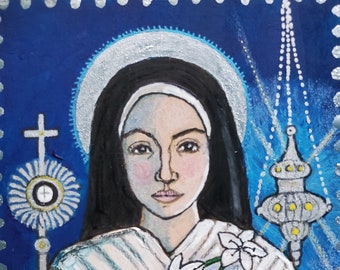 St Clare of Assisi Icon - Etsy