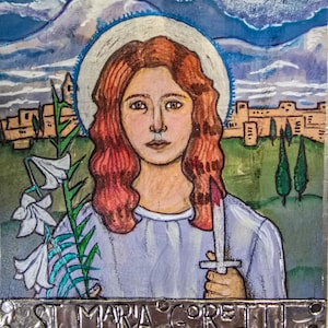 Saint Maria Goretti Icon