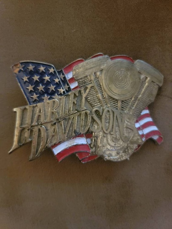 Vintage Harley Davidson Belt Buckle