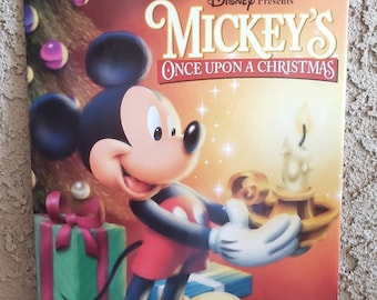 Mickey's Once Upon A Christmas Lithograph 1999